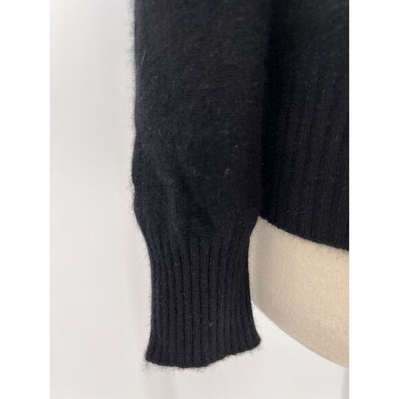 Margaret O'Leary Sweater Womens Black Cashmere Long Sleeve V Neck Pullover M? - Picture 5 of 7